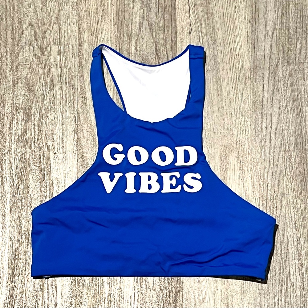 PINK Good Vibes bikini top